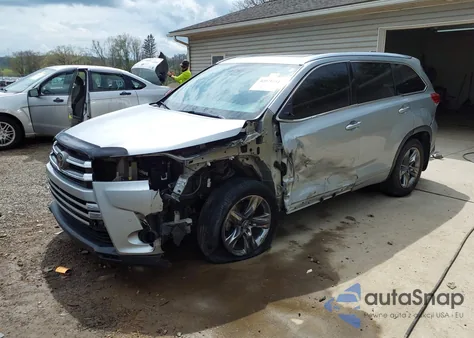 2018 Toyota Highlander Limited Platinum from USA, damaged, VIN 5TDDZRFH4JS820007